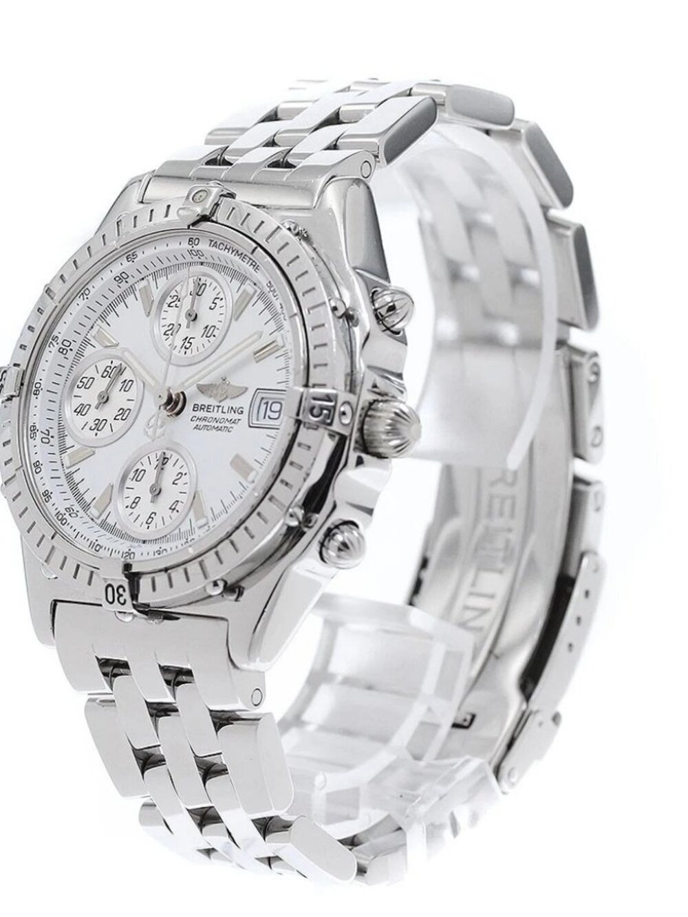 BREITLING Chronomat A13050.1 Chronograph white Dial Automatic Men's Watch_930814